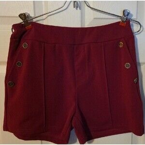 Women's Crazy Train Burgandy Shorts Size Medium Gently Used